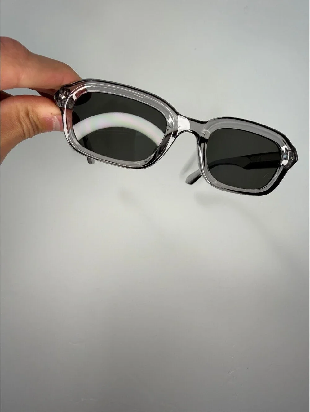 Gray Translucent Sunglasses A-30